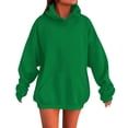 thumbnail image 2 of EnJoCho Kids Oversized Hoodie - Soli𝖽 Color Long Sleeve Pullover Sweatshirt with Pocket for Boys Girls Fall Winter Back-to-School Casual Outerwear, 2 of 8