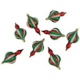 thumbnail image 5 of Northlight 8ct Traditional Colors Shatterproof Finial Christmas Ornaments, 4.75", 5 of 5
