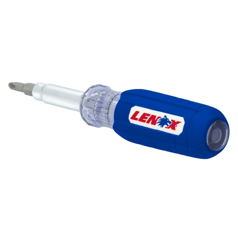 LENOX 6-in-1 Multi-Bit Screwdriver, Blue, LXHT68005, LXHT68005N
