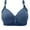 Blue, variant on Ohufall Wirefree Bras for Women ,Plus Size Adjustable Shoulder Straps Lace Bra Wirefreee Extra-Elastic Bra Active Yoga Sports Bras 36C-42C, Summer