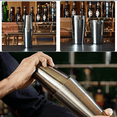 thumbnail image 5 of Wine and Cocktail Mixing Bar Set–Bartender Kit w/ Essential Barware Tools. Stainless Steel Shaker, Ice Bucket, Muddler, Double Sided Jigger, 5 of 5