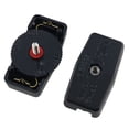 thumbnail image 4 of 2PCS Inline Rotary Cable Switch Spare Gear Rotary Switch Direct Fit Light Cable Switch 18/2 SPT-2 for Lamp Cable, 4 of 6