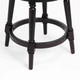 Candace Counter Height Swivel Stool, Black
