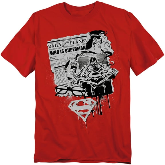 Superman T-Shirt Identity Unisex Graphic Tee For Men & Women