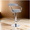 thumbnail image 4 of Heavenly Collection Adjustable Stool with stainless steel base SET OF 2, 4 of 4