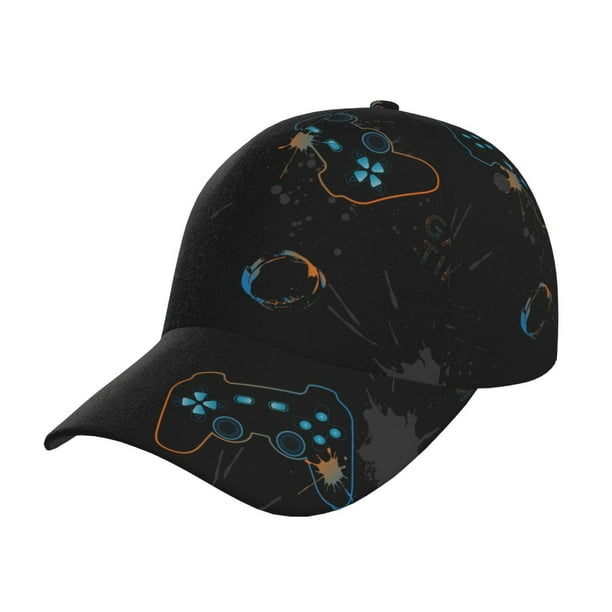 Fotbe Game Time Gorro Clásico de Béisbol, Gorra Ajustable con Broche Snapback, Gorro de Exterior de Algodón Suave