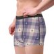thumbnail image 2 of Balery Heart Check Plaid Calzoncillos bóxer para hombre, ropa interior de algodón suave y transpirable con cinturilla de nailon-XX-Large, 2 of 5