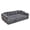 Dark Gray, variant on 146" U Shaped Sectional sofa,5 Seats Convertible Sleeper Couch& L-shaped ,Oversized sofa,8 Pillows,Free Combination,Magazine bag,Corduroy