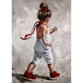 thumbnail image 3 of Cuadros Decorativos Chica hecha a mano en vestido rojo 5D DIY Kit de dibujo de taladro redondo completo pintura de diamante Ndcxsfigh Nuevos Originales, 3 of 9