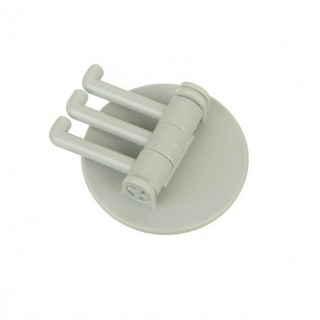 

Bathroom Decor 2KG Adhesive Hook Rotatable Strong Bearing Stick Hook Bathroom Wall Rack Tools