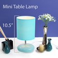 thumbnail image 4 of All the Rages LT2005-BLU-2PK Stonies Blue Small Stone Look Lamp - 2 Pack, 4 of 7