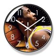 thumbnail image 1 of Reloj de pared Kobes Bryants Silent, antitictac, 25 cm, cristal y ABS, 1 of 1