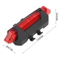 thumbnail image 5 of 10 Lamparas Luz Trasera Bici Led Seguridad Recargable USB, 5 of 5