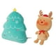 thumbnail image 3 of Monstrate Almohada de felpa de ciervo con tema navideño, cojín decorativo y acogedor, cojín de felpa de árbol de Navidad, juguete bonito Juegos de cama Reno, 3 of 6
