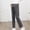 Gray, variant on Maternity Work Pants Straight Leg Jeans Solid Color High Waist Comfortable Pregnancy Pregnancy Pants