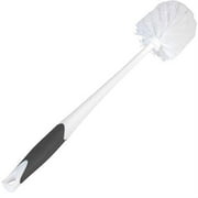 Clorox Toilet Plunger and Bowl Brush Combo Set with Caddy, White