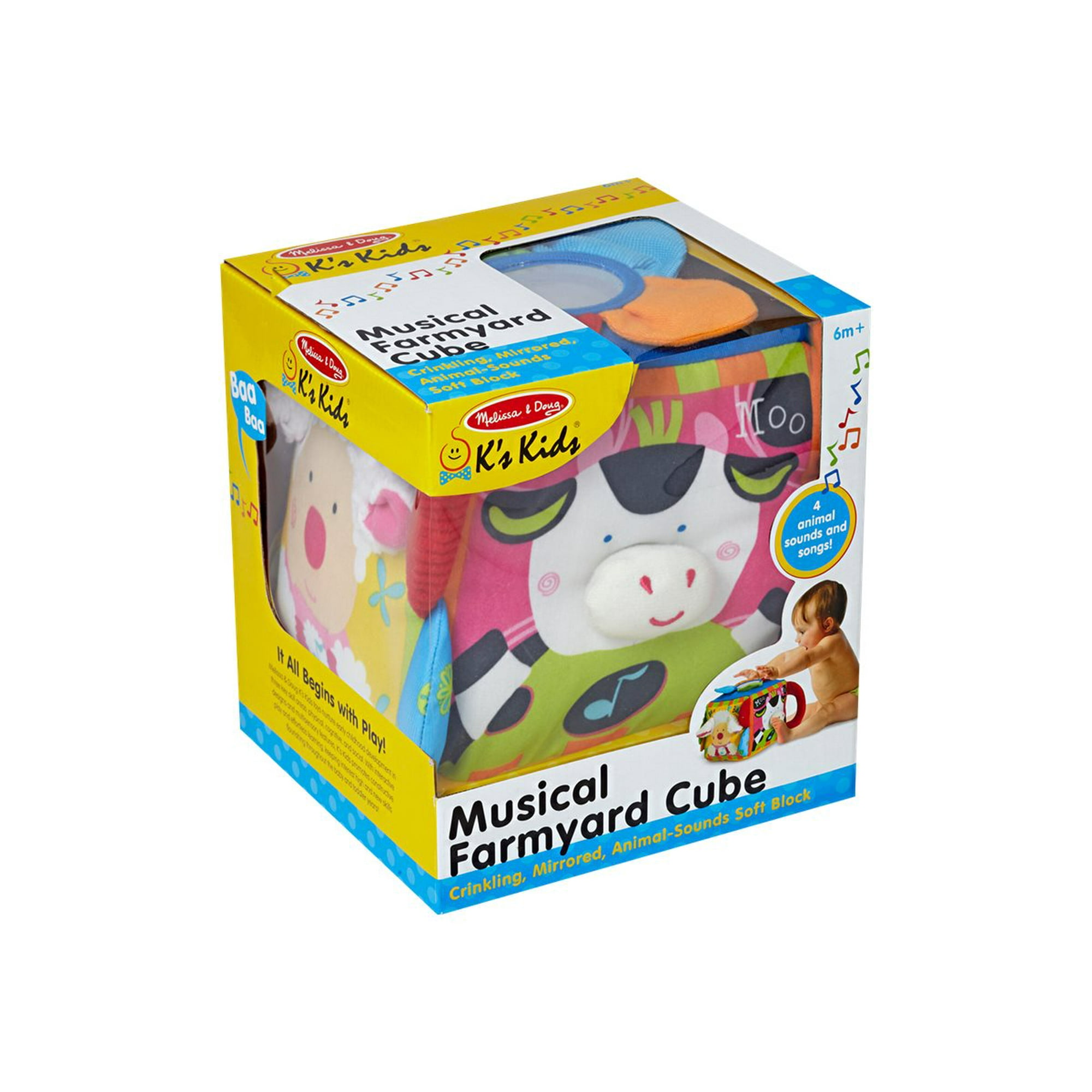 Melissa and doug musical farmyard cube discount