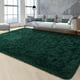 thumbnail image 2 of Alfombra FlyDoit de peluche Shaggy de 152 x 24 cm, color verde oscuro, 2 of 9