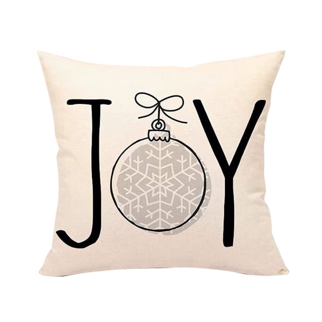 Funda de almohada de tiro navideño Cojín de sofá Funda de almohada trasera Wmkox8yii HFSH4401