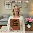 thumbnail image 3 of CCOCC 66-Page Bible Study Guide - Daily Bible Study, Daily Devotional Journal in a Year Study Plan for Women, PU Leather Cover Daily Scripture Quotes Faith-Based Notebook for Prayer Reflections, 3 of 7