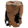 Woodland 38422 Crafty and Round Solid Wheel Solid Stool in Natural Texture