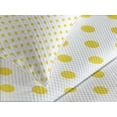 thumbnail image 4 of Ambesonne Retro Quilted Bedspread Set 3 Pcs, Picnic Yellow Spots, King Size, Yellow and White, 4 of 5