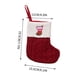 thumbnail image 3 of Christmas Decorations Red Knitted Alphabet Embroidered Christmas Socks Colorful 26 Letter Gift Socks, 3 of 4