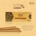 thumbnail image 3 of Sandalwood Incense Sticks 100 Gm Pack-100% Pure Organic Natural Hand Rolled Free from C icals-for Church,Aroma Therapy,Relaxation,Meditation & Sensual Therapy, 3 of 3