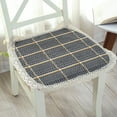 thumbnail image 4 of sruoe Seating Cushions, Seat Pads for Kitchen Chairs, Cushion Seat Pads, Chair Cushions, Square Thickened Soft Stool Cushion, Indoor Outdoor Seat Pad for Home, Dining, Office, 4 of 6