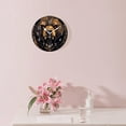 thumbnail image 3 of 10 Inch Wall Clock Battery Operated Silent Clock Decorative for Office, Kitchen, Outdoor, Living Room，Angry Bear Head Drawing, 3 of 4