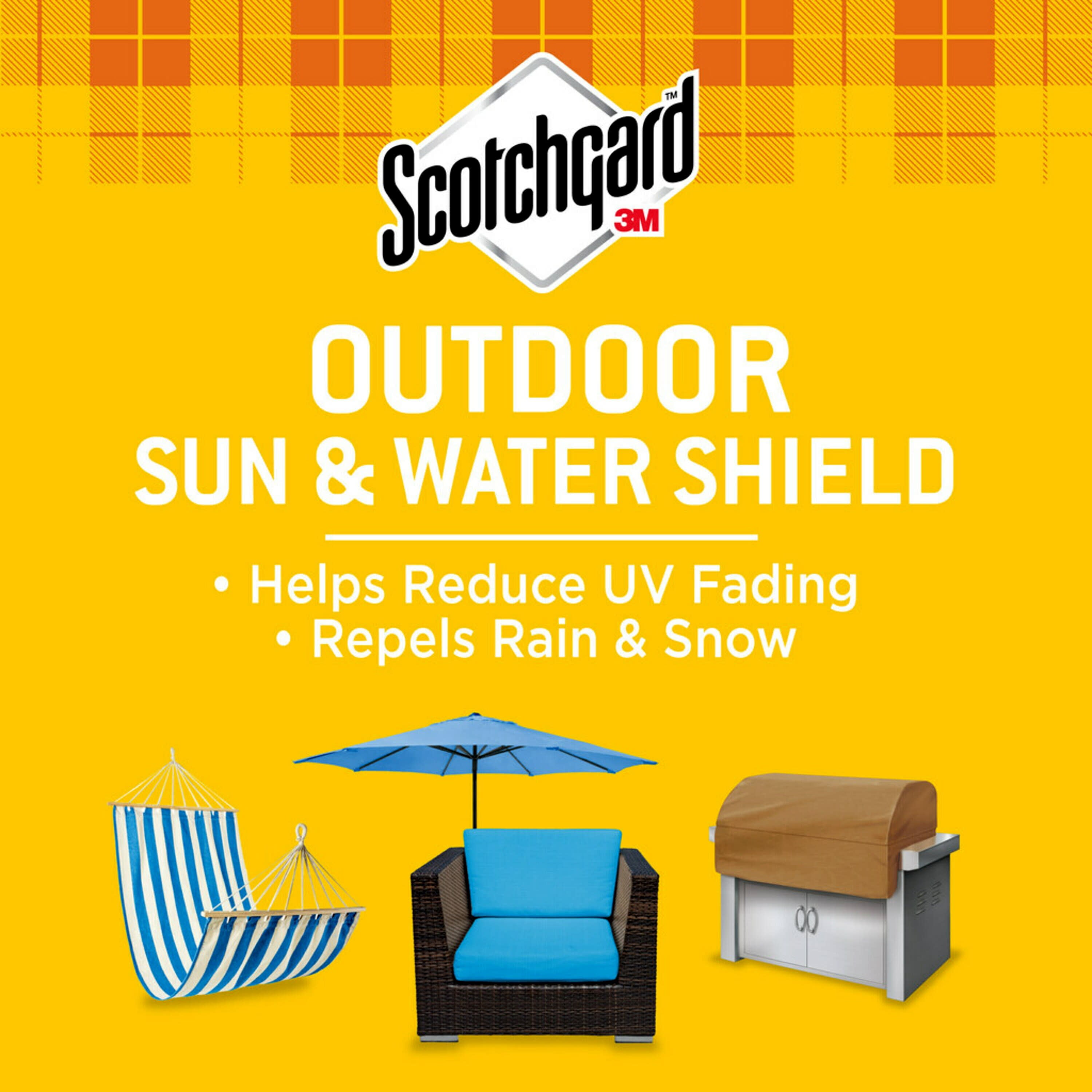 Scotchgard Outdoor Water Shield Fabric Spray, Water Repellent Spray for  Spring and Summer Outdoor Gear and Patio Furniture, Fabric Spray for  Outdoor Items, 42 Ounces (4 Cans) - Yahoo Shopping