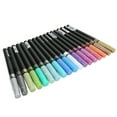 18 Colors Metallic Marker Pens Smoother Writing Odorless Quick Dry