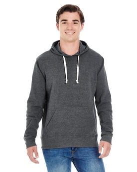 J. America Triblend Fleece Hooded 