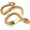 Gold, variant on Snake Ring Men Women Gothic Jewelry Retro Animal Fashion Personality Stainless Steel Ring