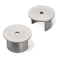 thumbnail image 1 of Bouclair Brushed Nickel Wall-to-Wall Brackets, 1 of 1