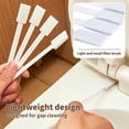 thumbnail image 5 of Xiao Hua Juego de 10 cepillos pequeños desechables para limpiar huecos, adecuados para limpiar huecos finos en esquinas de inodoros, ranuras de ventanas, rieles de puertas, teclados, etc., 5 of 5