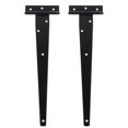 thumbnail image 1 of 2PCS 12 Inches T Shape Rustproof Iron Light Duty Shed Hinge Gate Strap Hinge Door Gates Hinges, 1 of 7