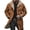 Dark Yellow, variant on Joernso Men Jacket Autumn Winter Woolen Coat Lapel Single-Breasted Mid-Length Windproof Jacket Suede Multi Pockets Outerwear