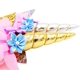 thumbnail image 4 of 8 diademas de unicornio, suministros para fiestas de unicornio, diademas de cuerno dorado/plateado, recuerdos de fiesta de unicornio para fiesta de cumpleaños, 4 of 5