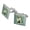 Silver, variant on Tequila Brain Off Liver On Funny Humor Retro Square Cufflink Set - Silver or Gold