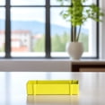 thumbnail image 2 of OULII 1Pcs Flower Pot Container Decorative Pots For Plants Yellow Rectangular Durable For Home Furnishings, 2 of 8