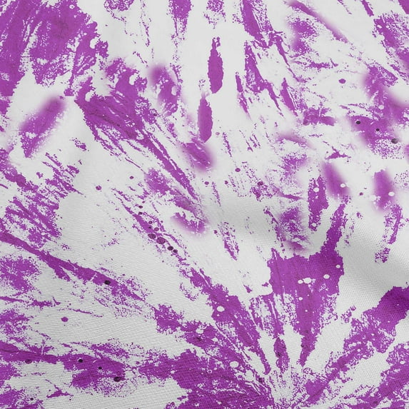 oneOone Rayon Purple Fabric Tie Dye Sewing Craft Projects Fabric Prints By Yard 56 Inch Wide-8G