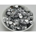 thumbnail image 2 of U8MO 2000 CUP Round loose sequins Paillettes 10mm sewing Wedding craft Colour Pick-Silver, 2 of 3