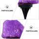 thumbnail image 5 of WEUVEB 1Ud Piedra Solar Para Jardín Decorativa Morada Resistente Y A De Agua, 5 of 5