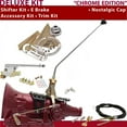 thumbnail image 1 of American Shifter  4L80E Shifter Kit Chrome 16 in. E Brake Cable Clevis Trim Kit for DB16D, 1 of 1