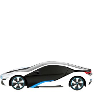 BMW i8 Concept RC Sports Car - 1:24 Scale Model - White - Walmart.com