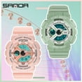 thumbnail image 6 of SANDA Women Sports Watches Multifunction Fashion Quartz Clock Luxury Analog Digital Waterproof Ladies Watches Relogio Feminino, 6 of 6