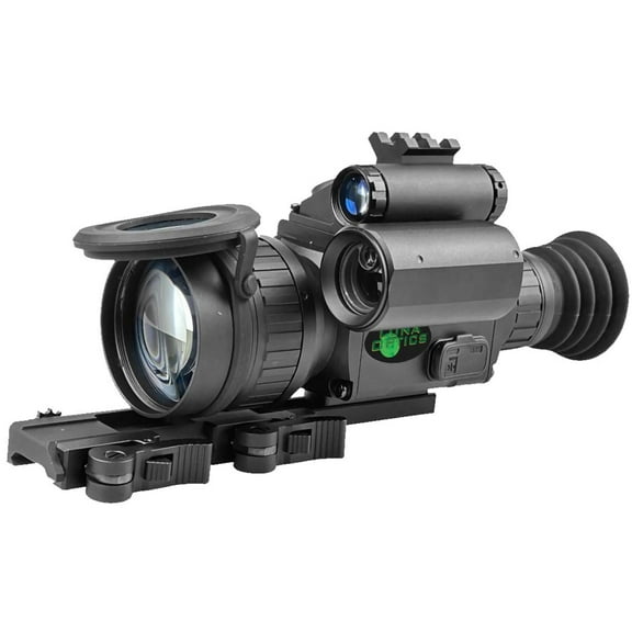 Luna Optics Quantum Elite 6-36x50mm Digital Day/Night Riflescope, Integrated 1200m Laser Rangefinder, 4K Video Resolution, Black