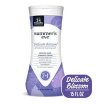 Summer's Eve Delicate Blossom Daily Feminine Wash, Removes Odor, pH Balanced, 15 fl oz