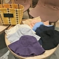 thumbnail image 3 of Women's Anti-UV Foldable Cotton Bucket Hat for Summer Beach Vacation Travel, 3 of 7